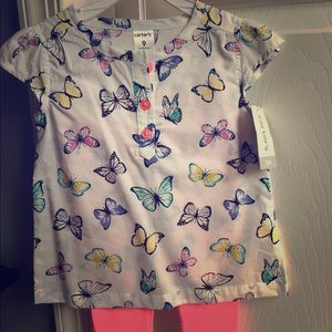 Girls Carters two piece set